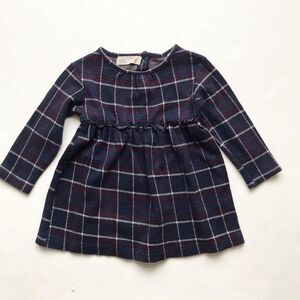 Zara plaid dress VGUC 18-24 months
